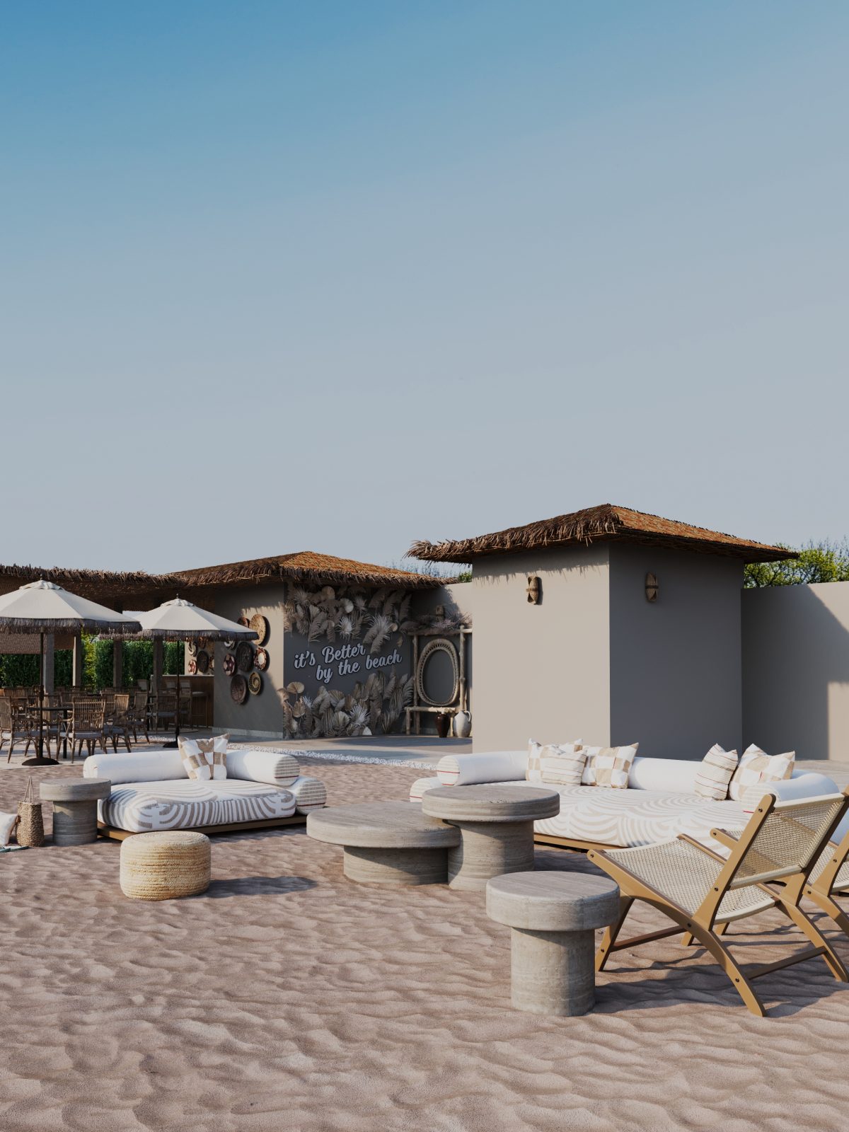 Beach lounge Qatar: A boho-inspired oasis with South American charm – 1