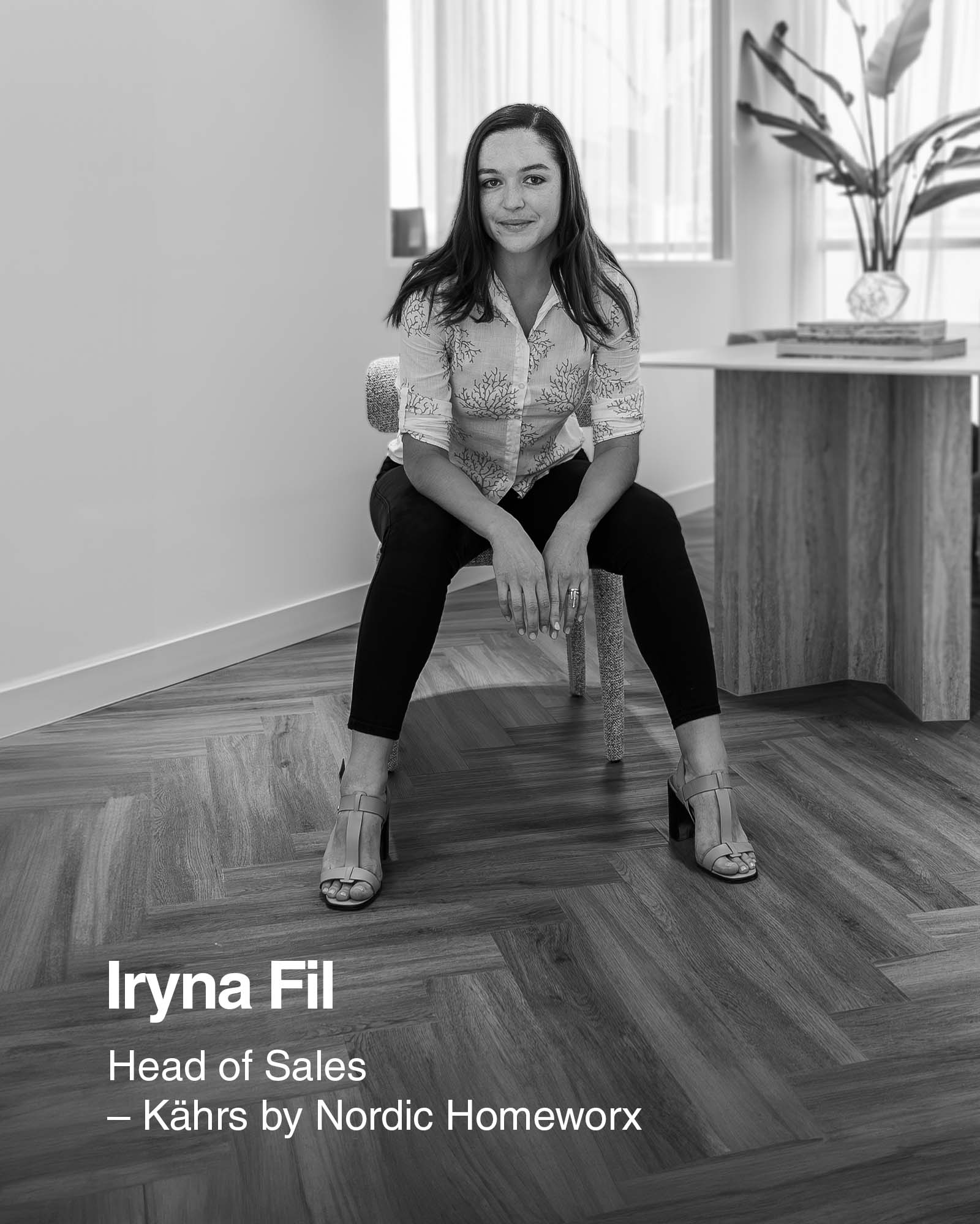 Elementa recently interviewed Iryna Fil, Head of Sales – Kährs by Nordic Homeworx