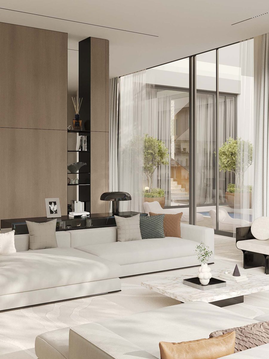 Timeless modernity: Complete redesign and styling of an Emirates Hills villa